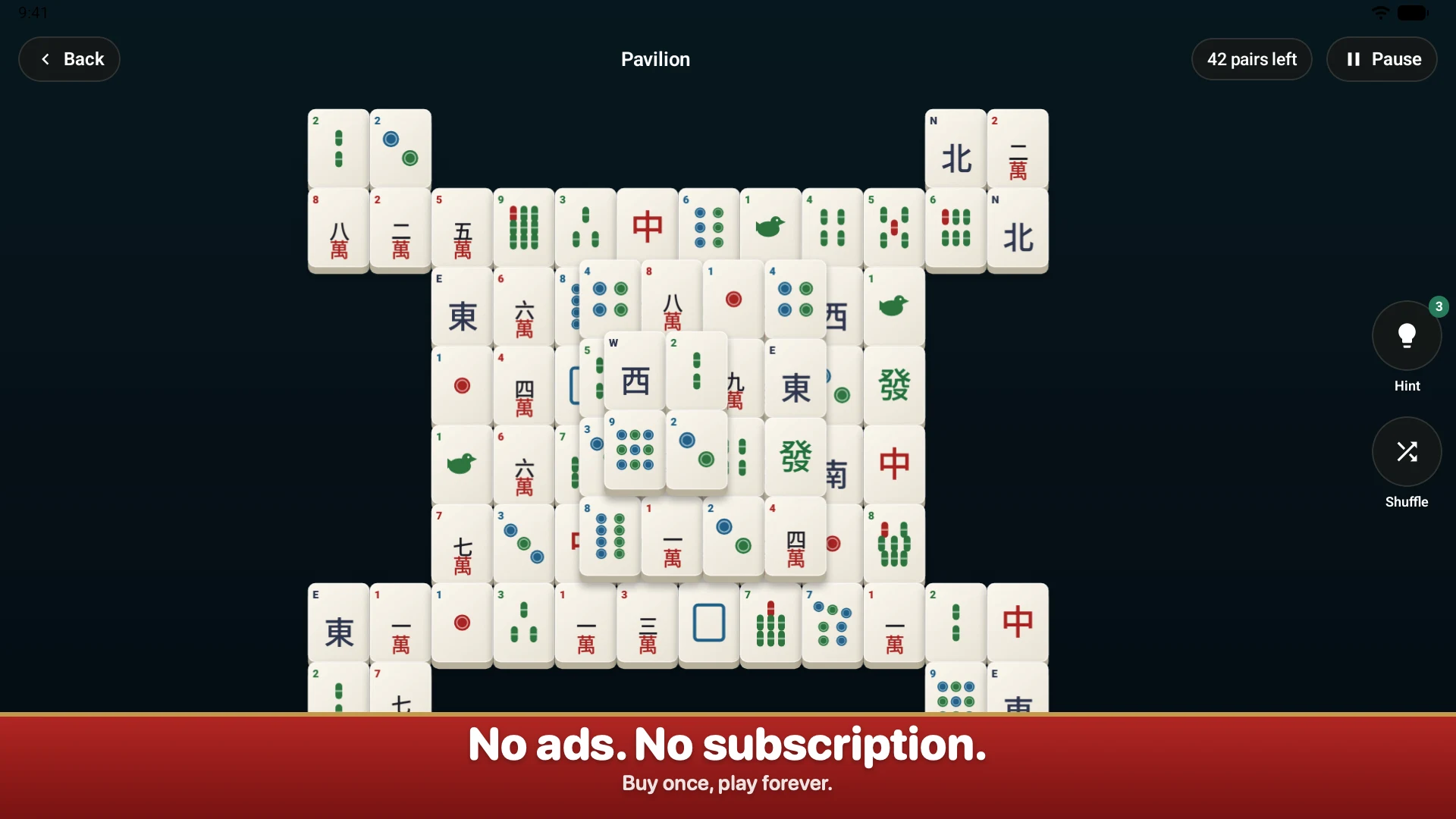 Mahjong Solitaire Offline Game screenshot