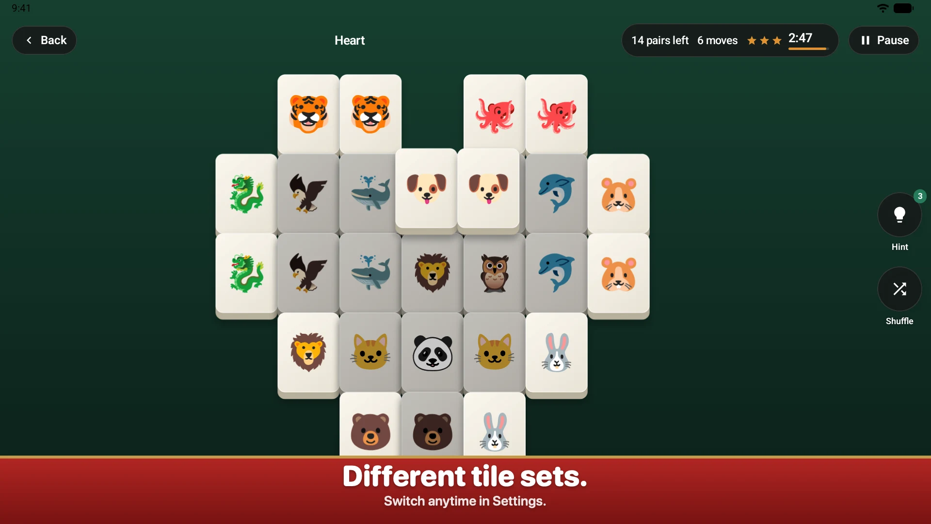 Mahjong Solitaire Offline Game screenshot