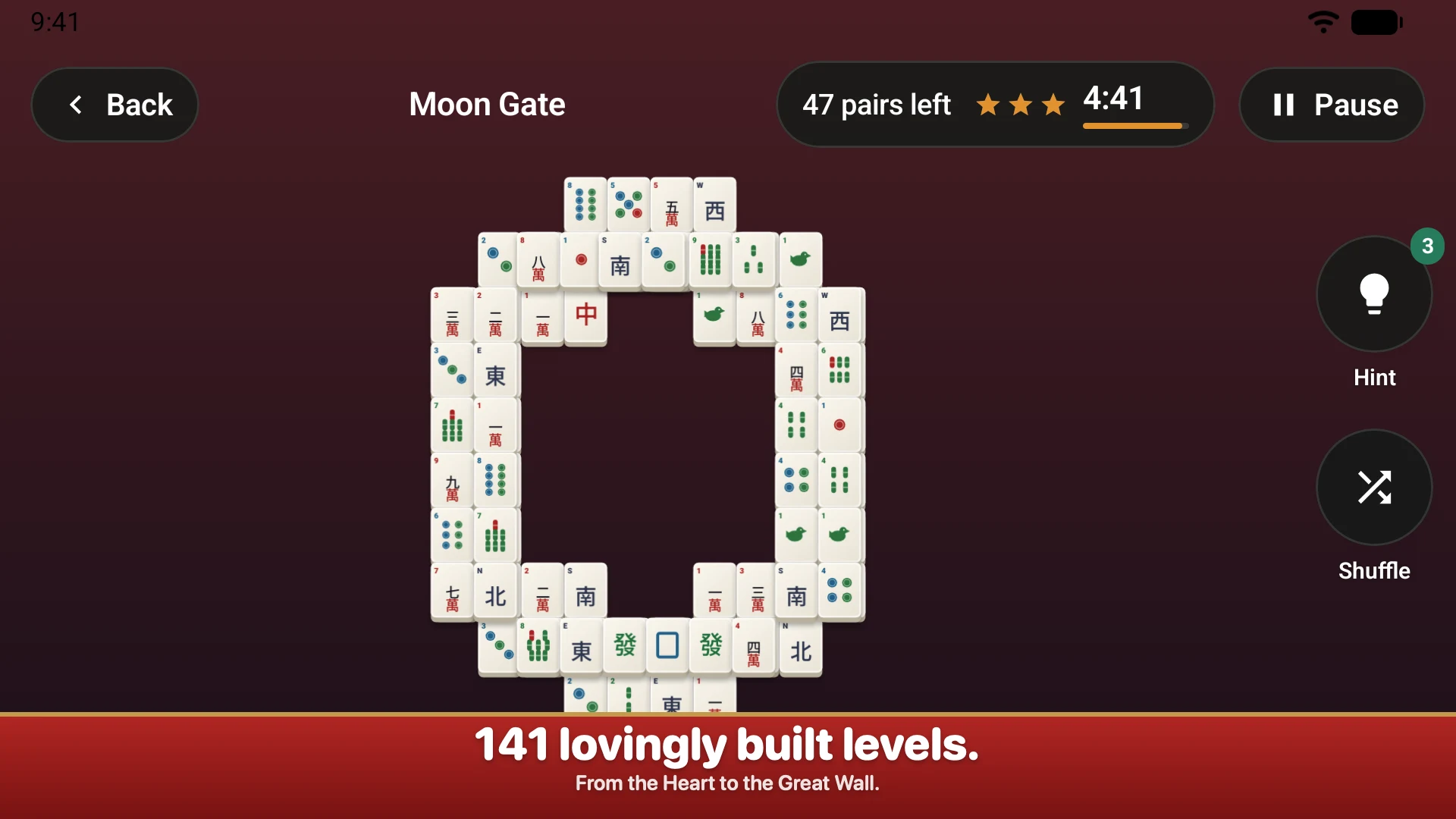 Mahjong Solitaire Offline Game screenshot
