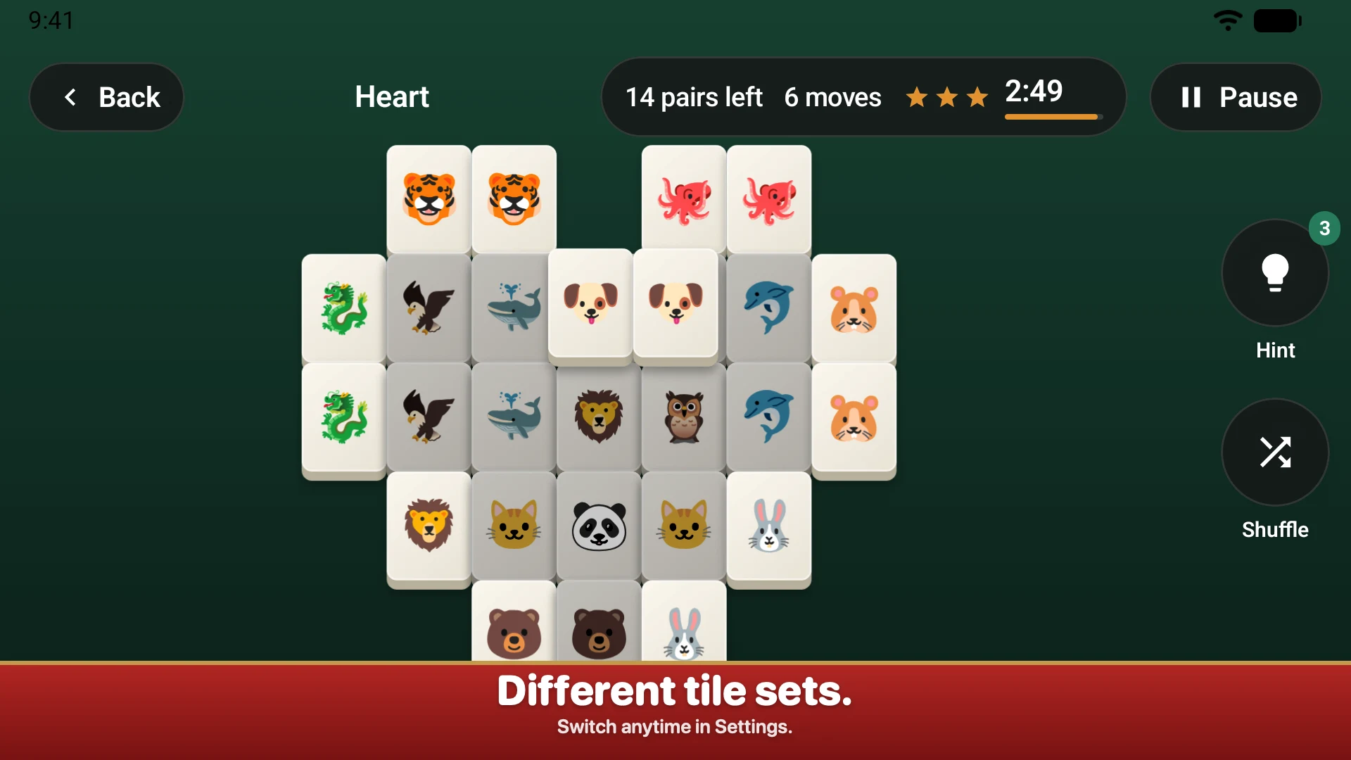 Mahjong Solitaire Offline Game screenshot
